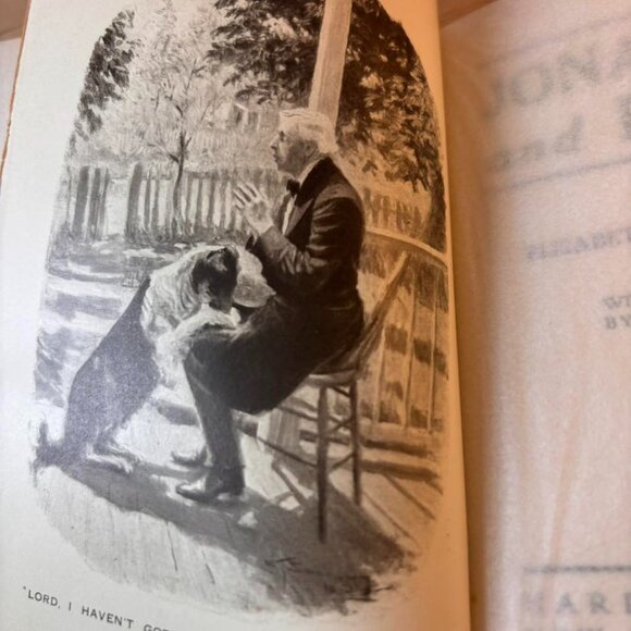 Antique Hardcover Book Jonathan And David By Elizabeth Stuart Phelps 1909  With - Picture 4 of 13